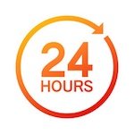 24/7 icon for emergency response